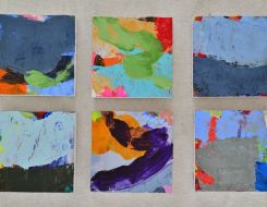 je 10 x 10 cm, Acryl auf MDF