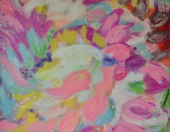 Bild 2: 130 x 120 cm, Öl auf Baumwolle
