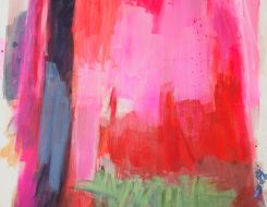 Bild 5: 140 x 150 cm, Acryl, Ölkreide auf Nessel