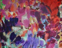 Bild 17: 115 x 120 cm, Acryl auf Baumwolle